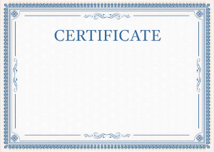 
Certificate template #435