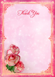 Thank You Card template «Delicate flavor»