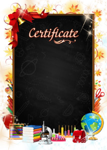 
Certificate template «Autumn day»