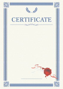 
Certificate template «Laurel»