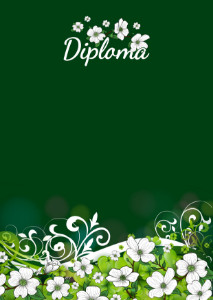 Diploma template «Summer holiday»