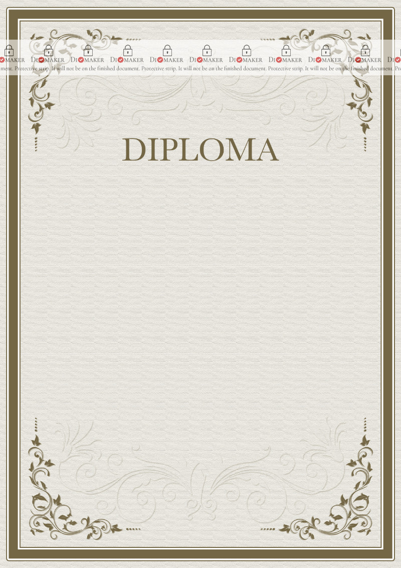 Diploma template «Severity of patterns»