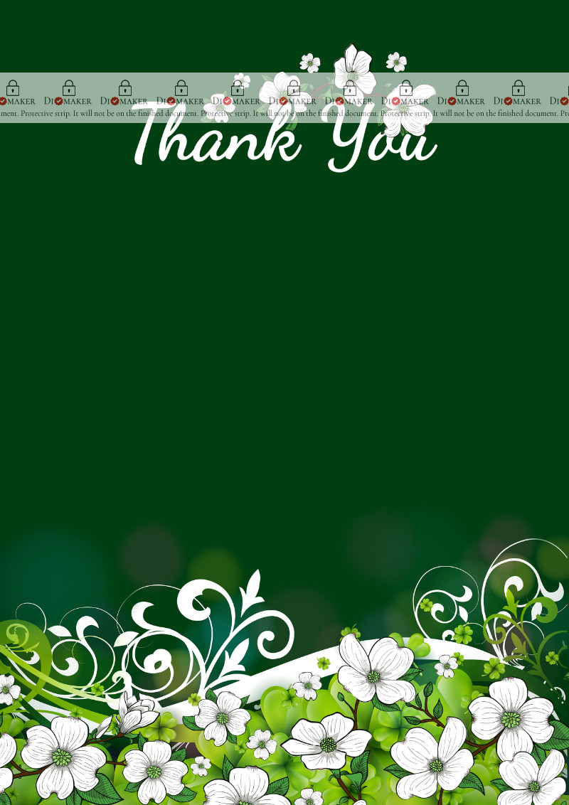 Thank You Card template «Summer holiday»