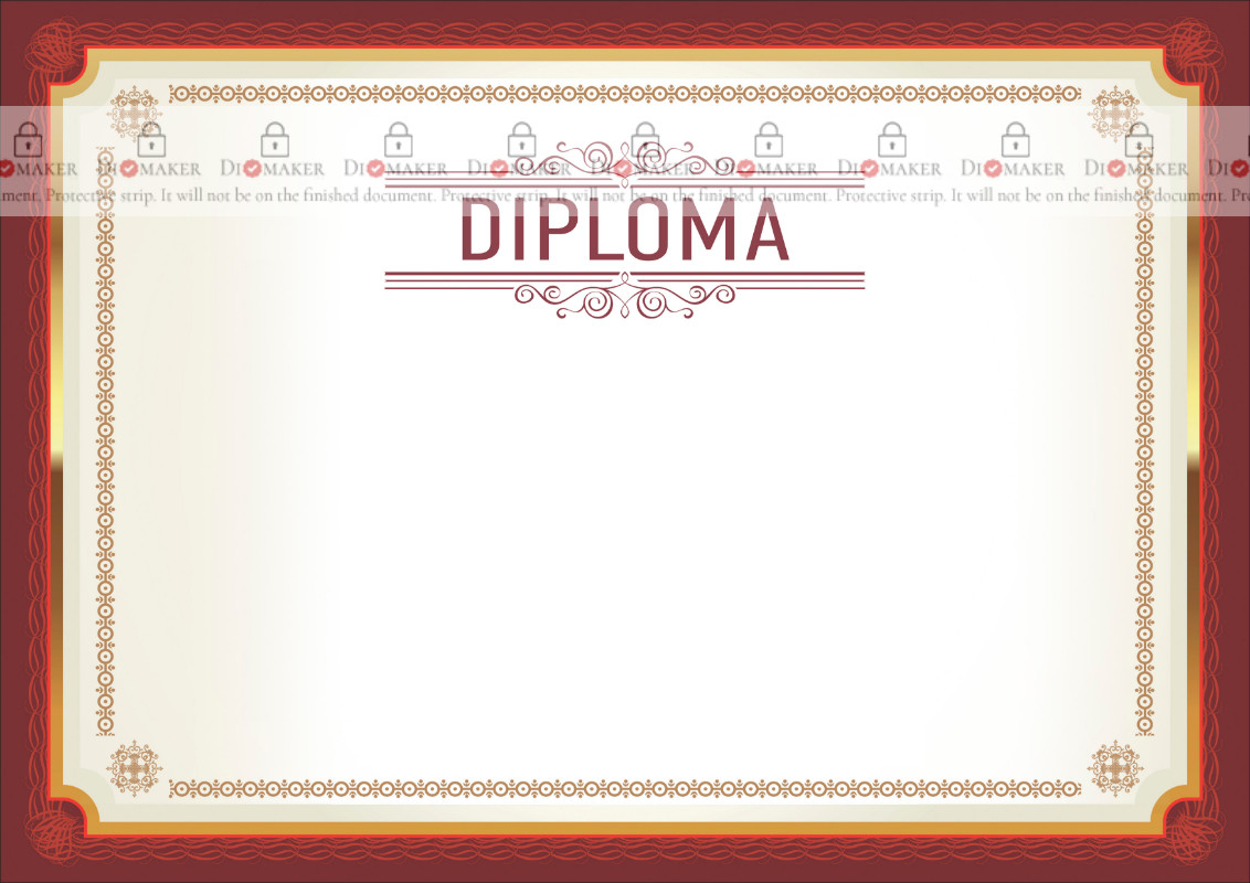 Diploma template «Agreement»