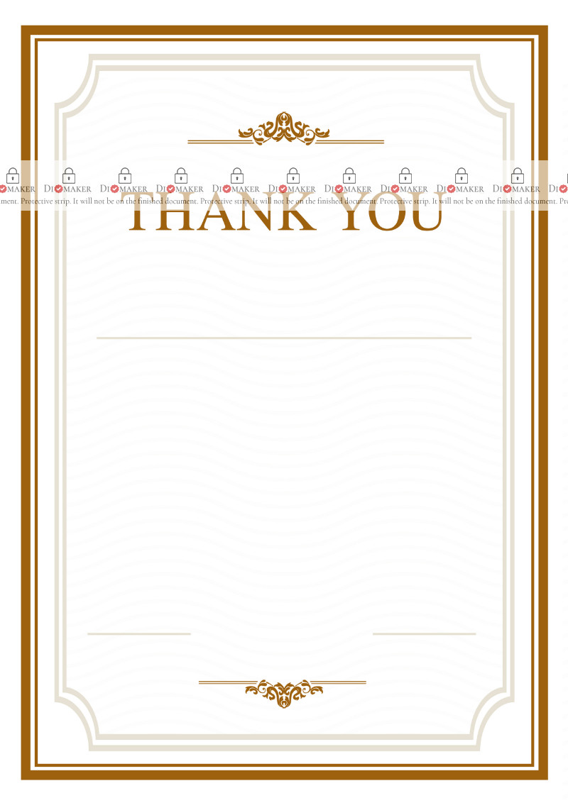 Thank You Card template «Open space»