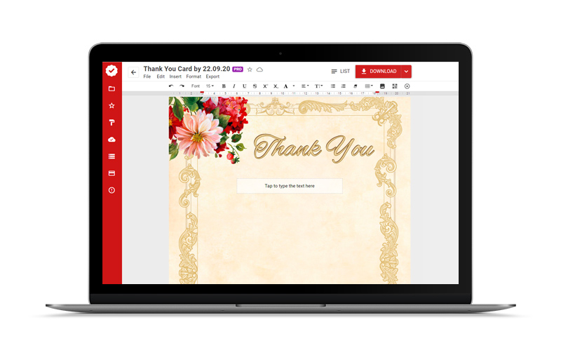 DiMaker is an online Diploma, Certificate, and Thank You Card editor.