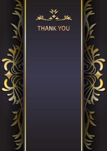 Thank You Card template #415