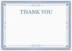 Thank You Card template #435