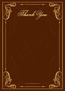 Thank You Card template #371
