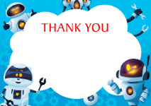 Thank You Card template #449