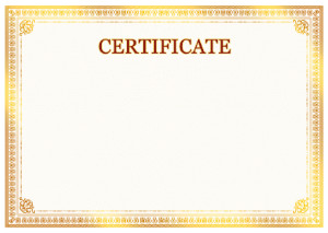 
Certificate template #441