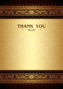 Thank You Card template #417