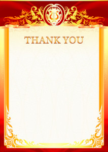 Thank You Card template #431