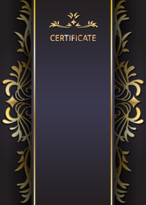 
Certificate template #415