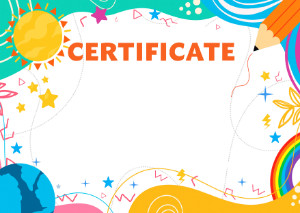 
Certificate template #445