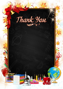 Thank You Card template «Autumn day»
