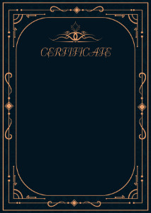 
Certificate template #419