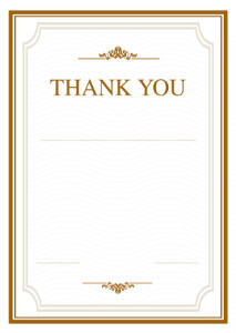 Thank You Card template «Open space»