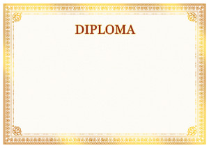 Diploma template #441