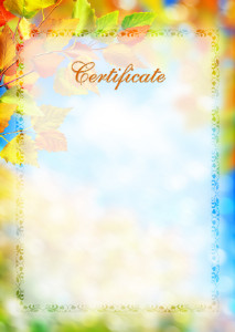 
Certificate template #438