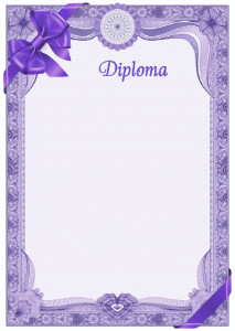 Diploma template #11