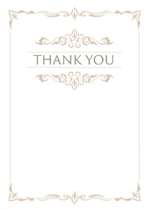 Thank You Card template #369