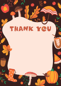 Thank You Card template #446