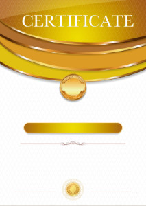 
Certificate template «Gold of Ophir»