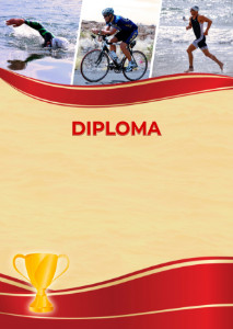 Modello di Diploma «Triathlon»