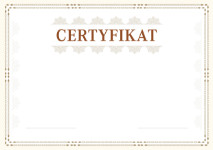 Szablon certyfikatu #233
