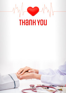 Thank You Card template «Doctor»