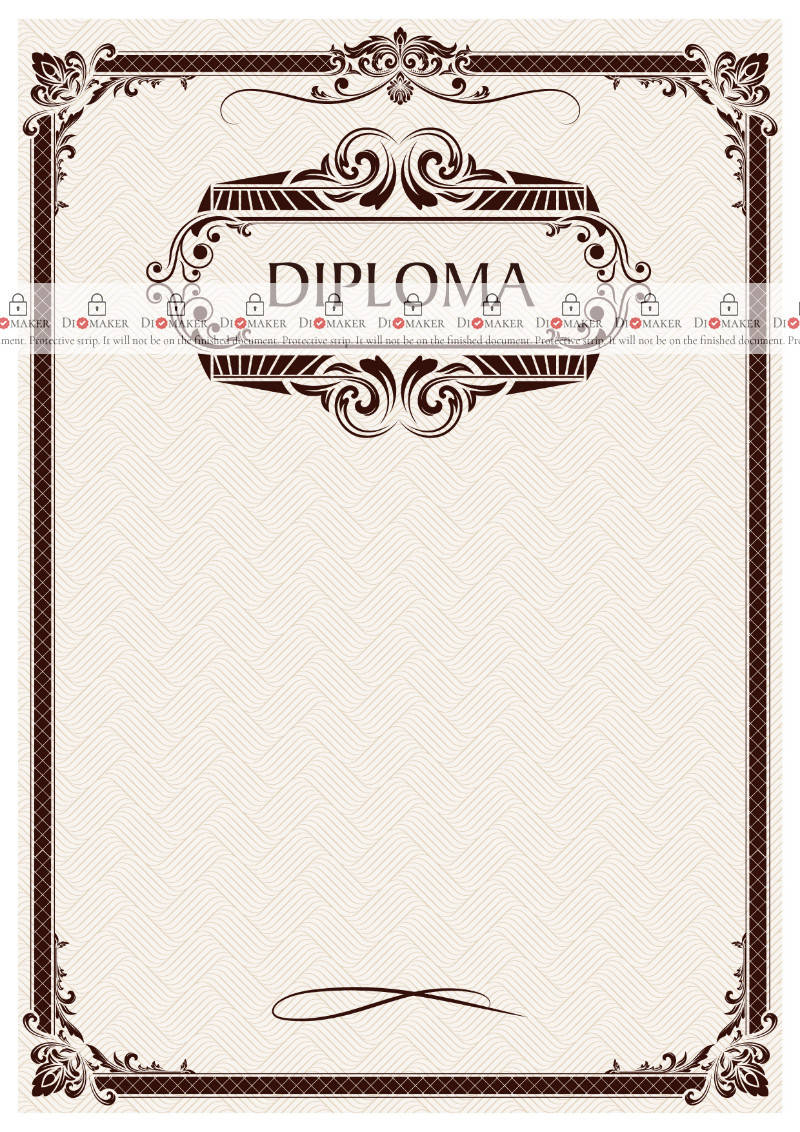 Diploma template #432