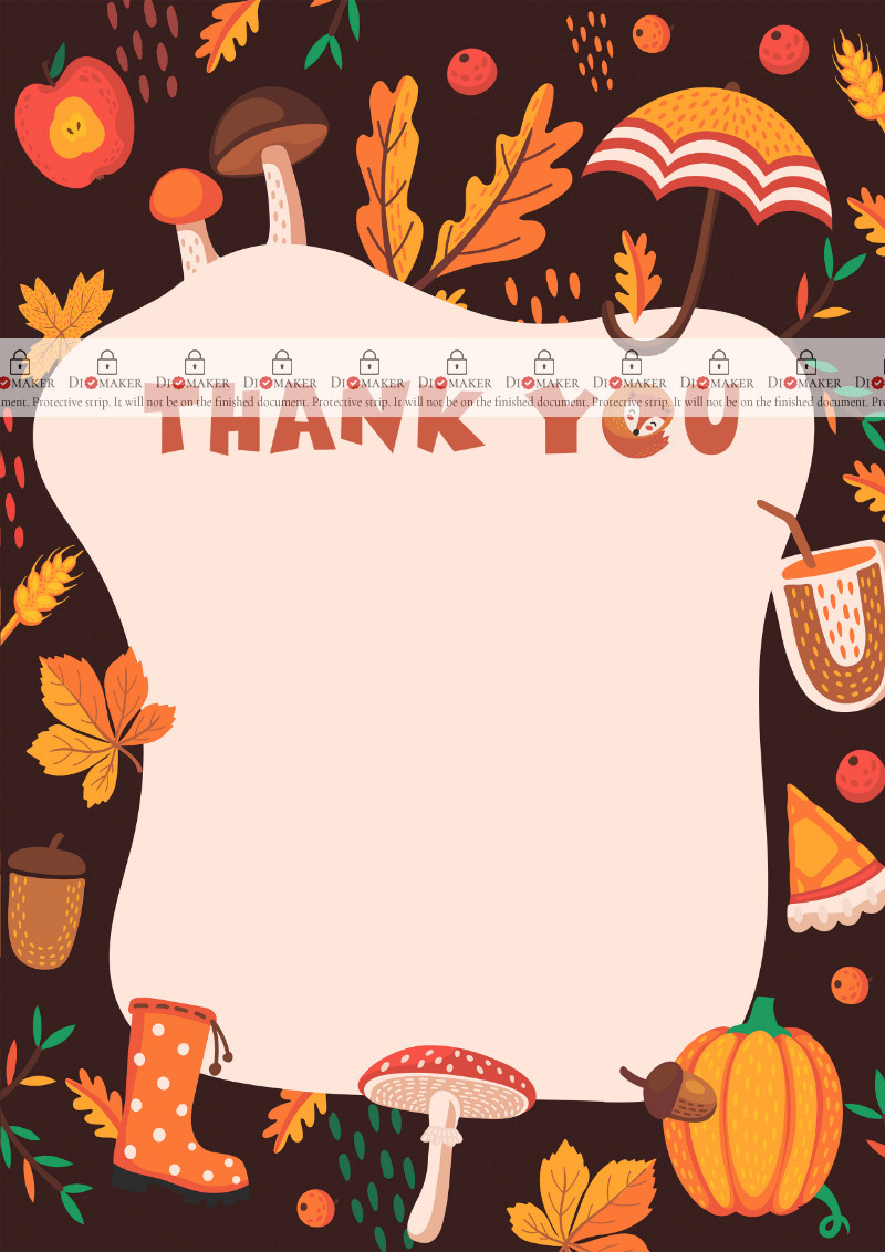 Thank You Card template #446