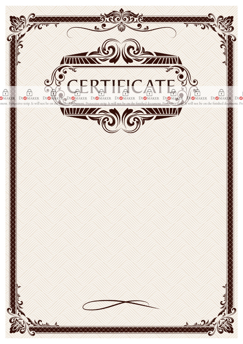 
Certificate template #432