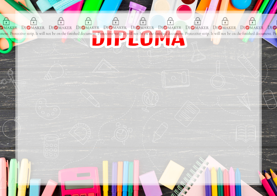 Diploma template #426