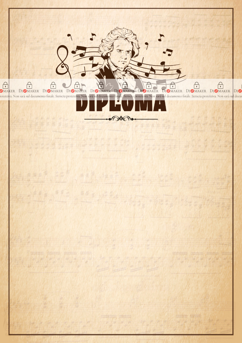 Modello di Diploma «Beethoven»
