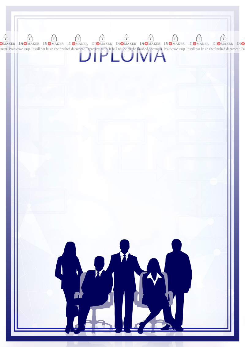 Diploma template «Office»