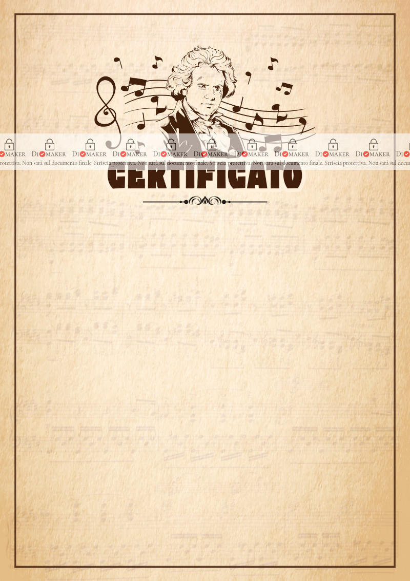 Modello di Certificato «Beethoven»