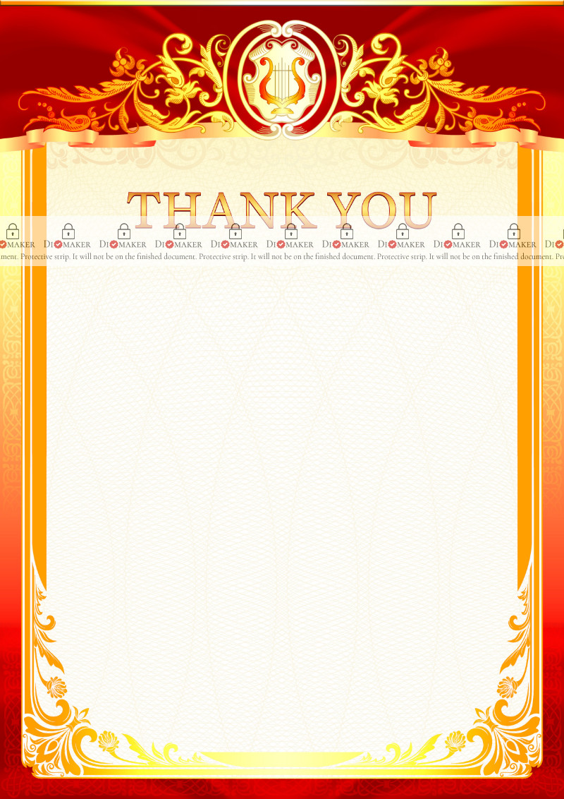 Thank You Card template #431