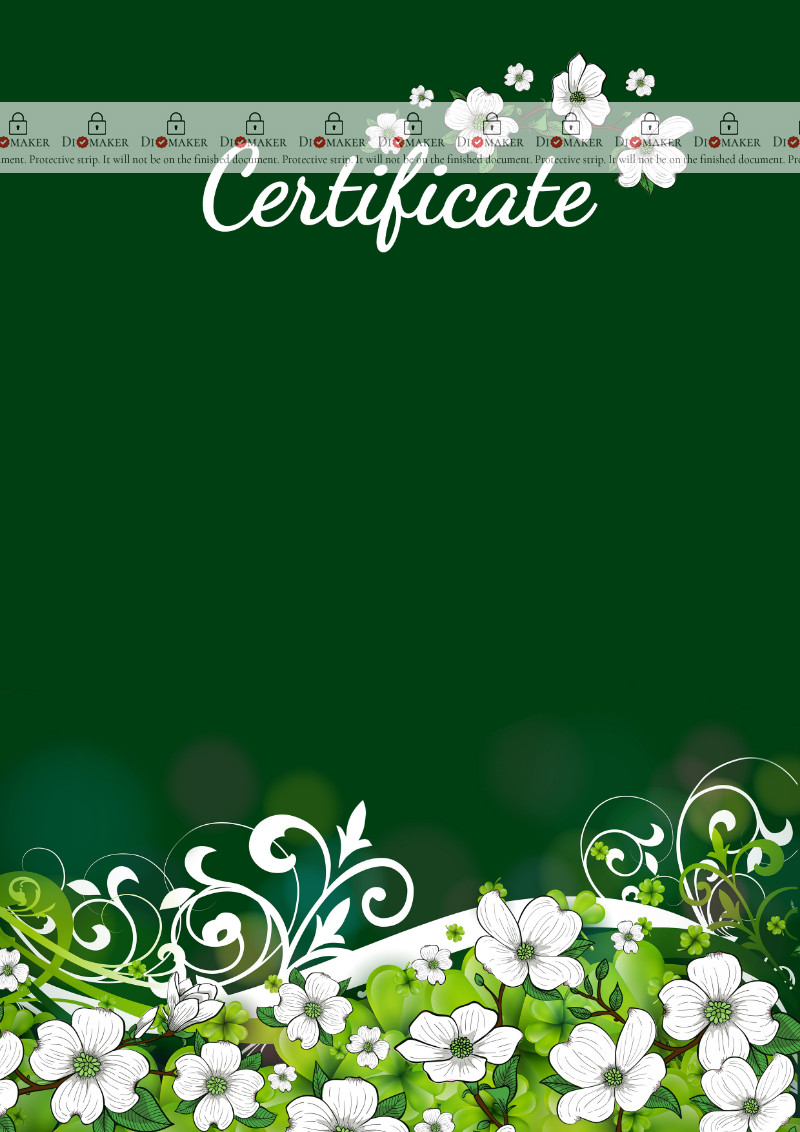 
Certificate template «Summer holiday»