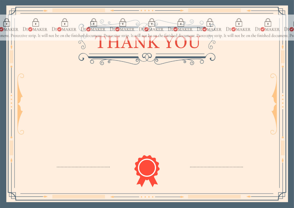 Thank You Card template #362