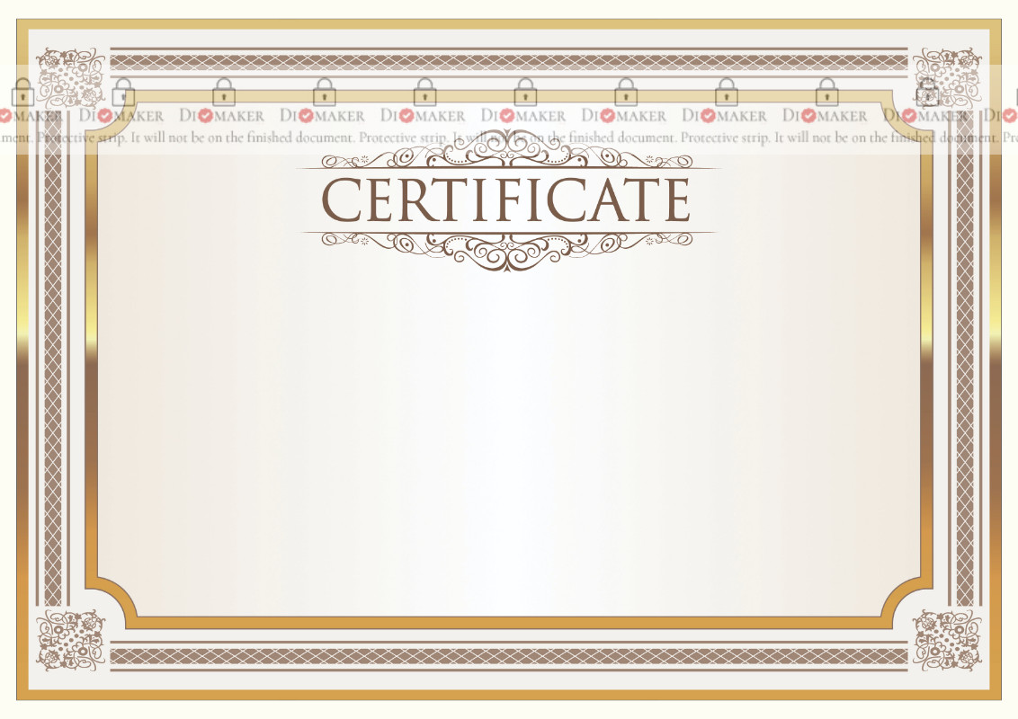
Certificate template «Shine»