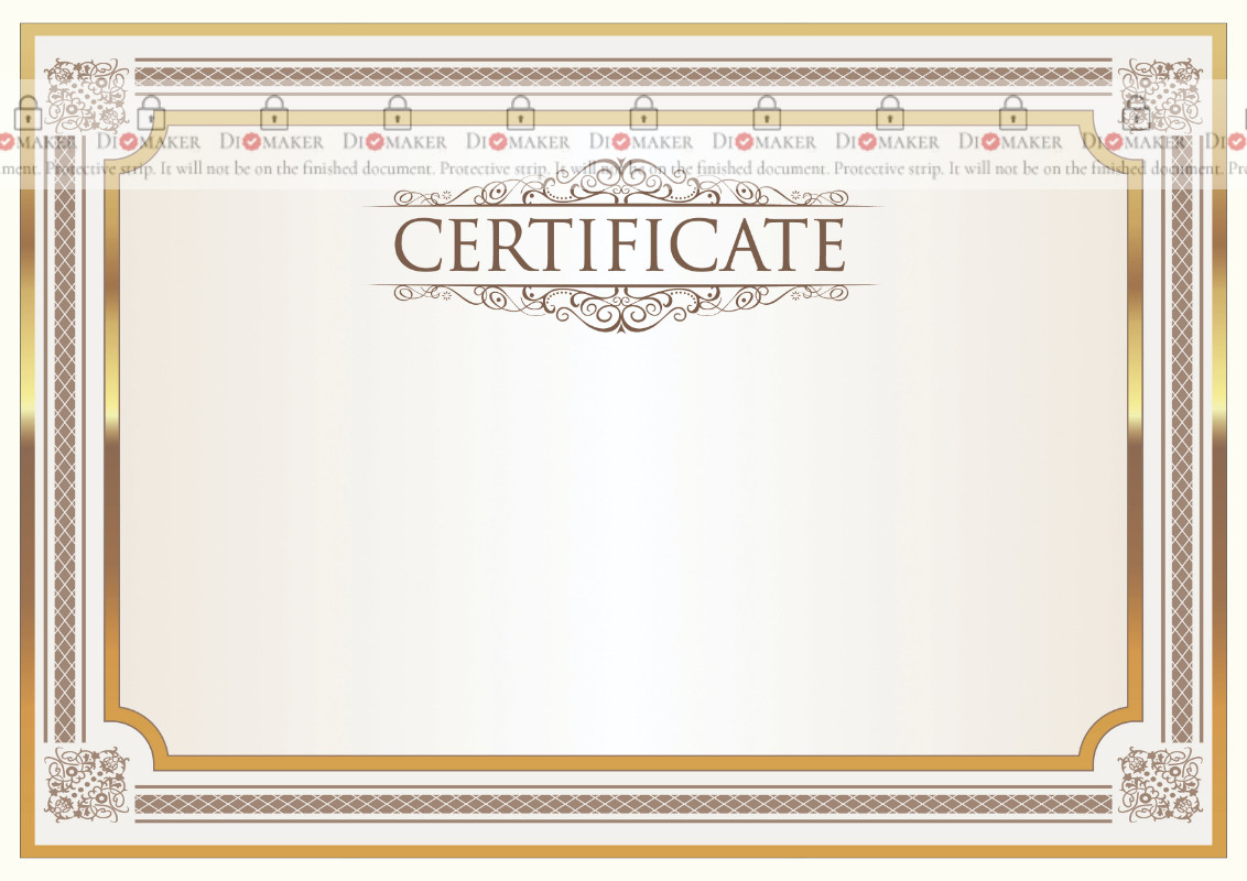 Certificate template «Shine» - DiMaker - Templates - Certificate