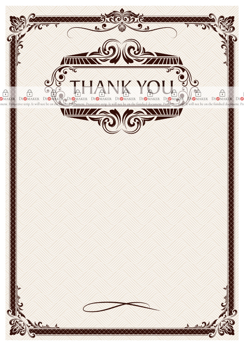 Thank You Card template #432