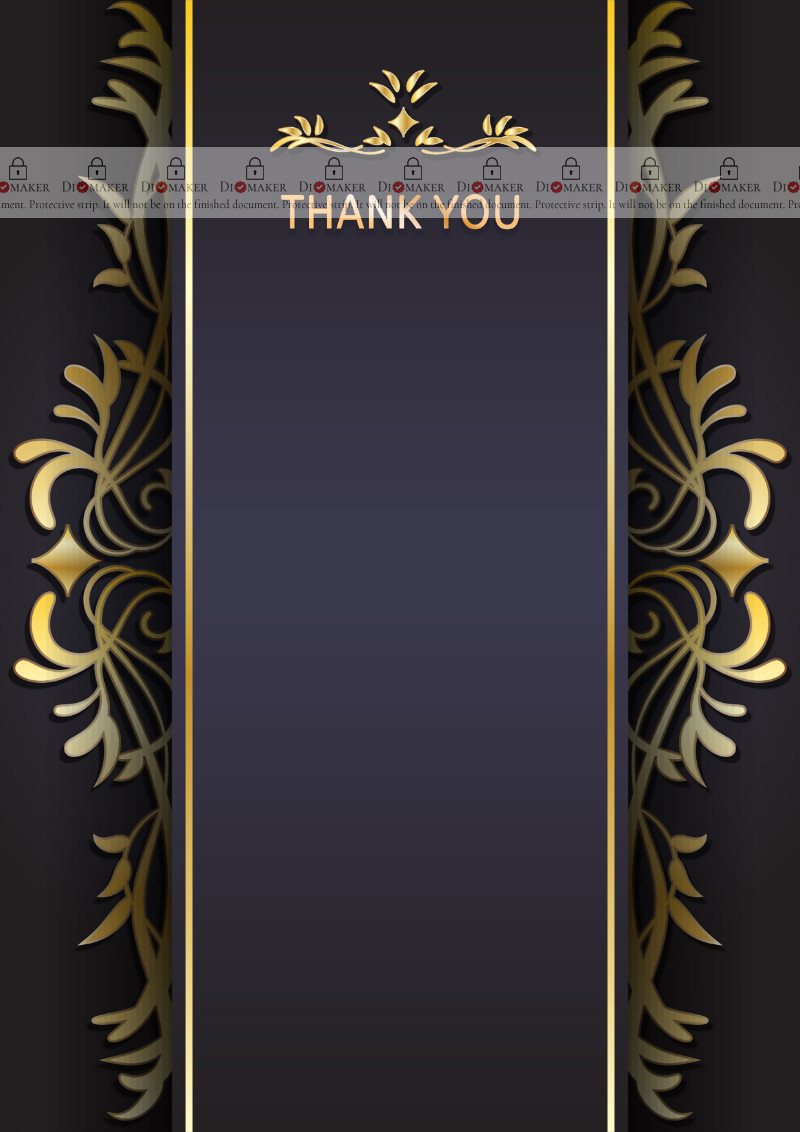 Thank You Card template #415