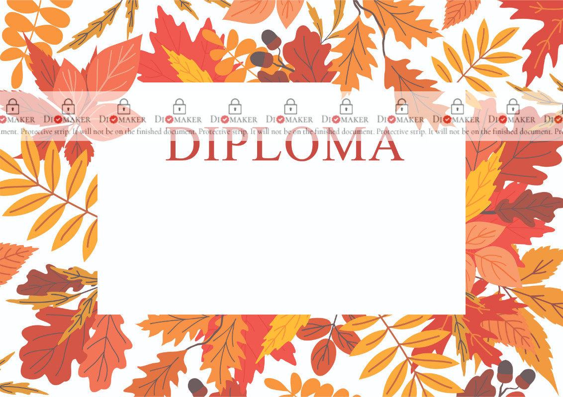 Diploma template #444