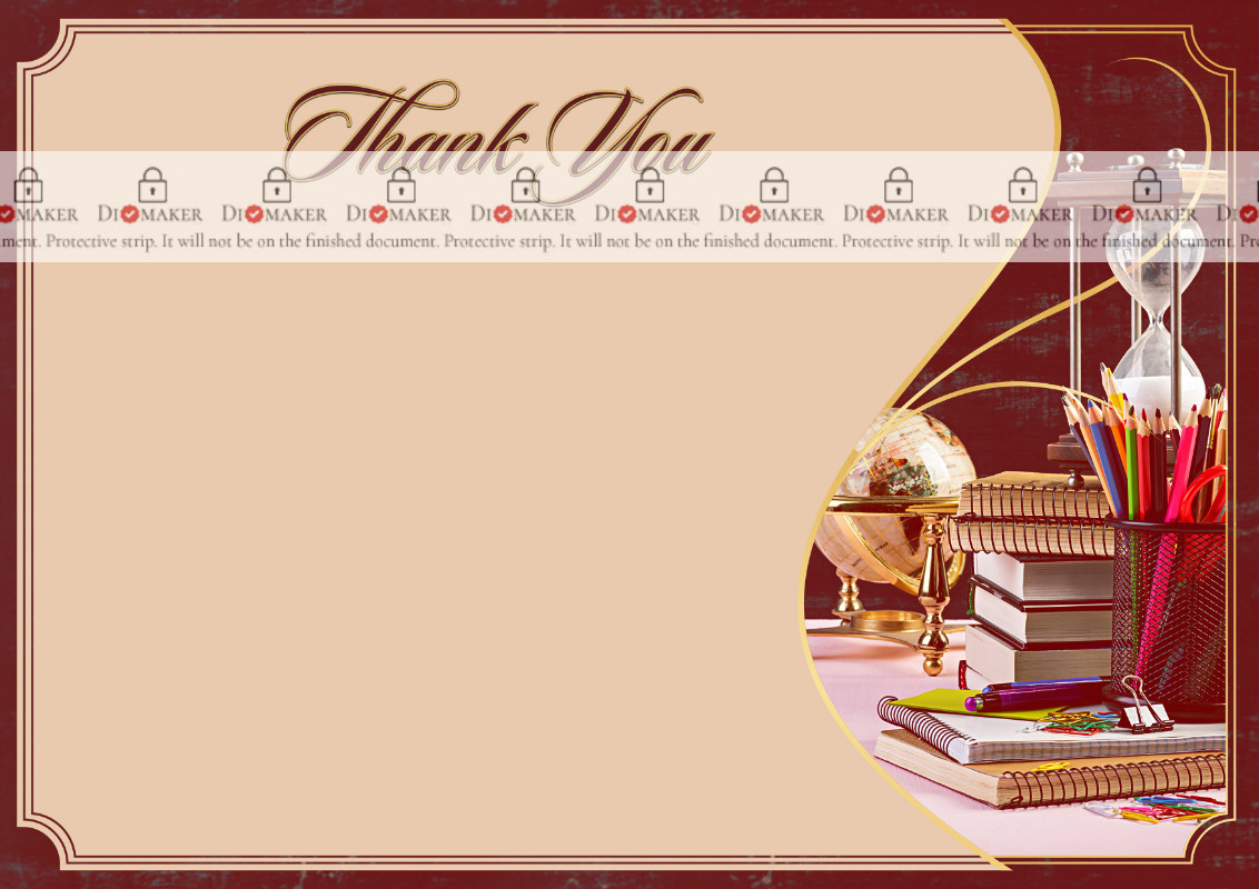 Thank You Card template #425