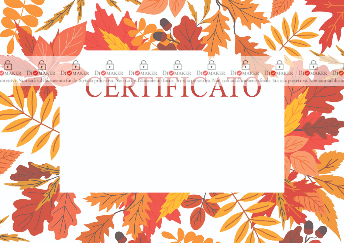 Modello di Certificato #444