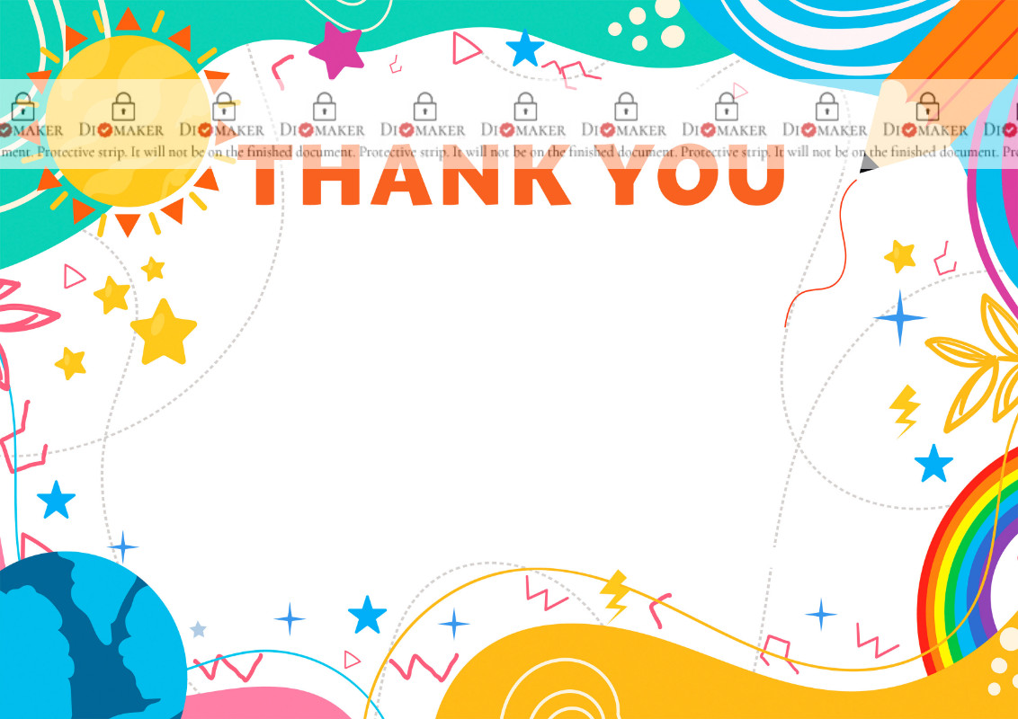 Thank You Card template #445