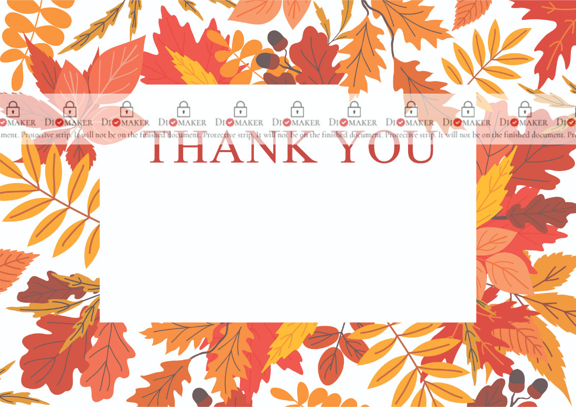 Thank You Card template #444
